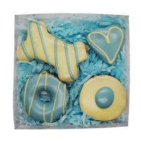 Huds & Toke Blue Cookie Mix Gift Box Dog Treat 4 Pack image