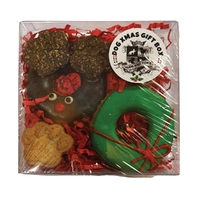 Huds & Toke Christmas Reindeer Gift Box Pet Dog Treats Assorted Sizes 4pk image