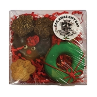 Huds & Toke Christmas Reindeer Gift Box Pet Dog Treats Assorted Sizes 4pk image