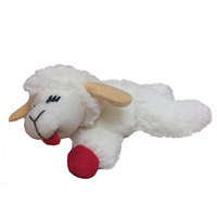 Multipet Lamb Chop Interactive Play Cat Plush Toy 10cm image