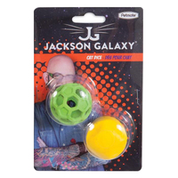 Petmate Jackson Galaxy Holy Treat Ball Cat Toy 2 Pack image