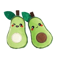 HugSmart Meow Buddies Crazy Catcher Avocado Cat Toy w/ Catnip 2 Pack image