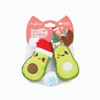 HugSmart Meow Buddies Christmas Avocado Christmas Cat Toy 2 Pack 10 x 6cm image