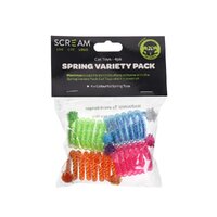 Scream Spring Variety Pack Cat Toy Multicolour 4 Pack 4.5 x 3cm image