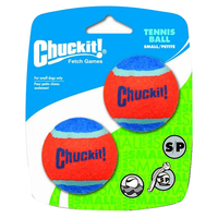 Chuckit Tennis Ball Interactive Play Dog Toy Small 5cm 2 Pack image