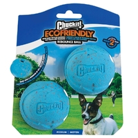 Chuckit Eco-Friendly Rebounce Ball Interactive Dog Toy 2 Pack 6cm Medium image