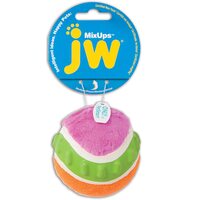 JW Pet Mixups Ribbed Ball Interactive Dog Toy Large 10cm image