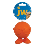 JW Pet Hipster Cuz Bouncy Dog Squeaker Toy Assorted Medium image