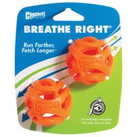Chuckit Breathe Right Fetch Ball Dog Toy Small 5cm 2 Pack image