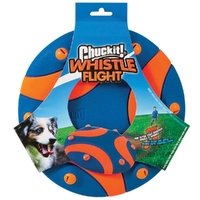 Chuckit Whistle Flight Interactive Play Flexible Rubber Dog Toy 28cm image