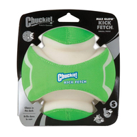 Chuckit Max Glow Kick Fetch Throw & Fetch Dog Toy Small 14cm image