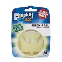 Chuckit Pro LX Fetch Ball Max Glow Dog Toy for Pro LX Launcher Medium image