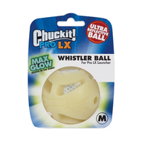 Chuckit Pro LX Whistler Ball Max Glow Dog Toy for Pro LX Launcher Medium image