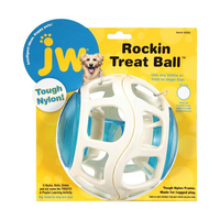 JW Pet Rockin Treat Ball Treat Dispensing Dog Toy 20cm image