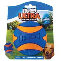 Chuckit Ultra Squeaker Ball Interactive Play Dog Toy Extra Large 9cm image
