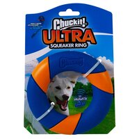 Chuckit Ultra Squeaker Ring Interactive Play Dog Toy 12 x 2.5cm image