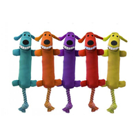 Multipet Loofa Dog Launcher Dog Squeaker Toy Assorted 30cm image