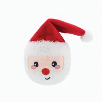 HugSmart Super Ball Happy Woofmas Santa Plush Dog Toy 10 x 21cm image