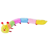 Zippy Paws Caterpillars Deluxe w/ Blasters Plush Dog Squeaker Toy 76 x 9cm image