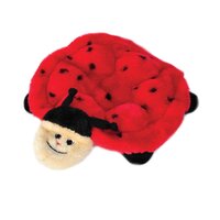 Zippy Paws Squeakie Crawlers Betsey The LadyBug Plush Dog Squeaker Toy image