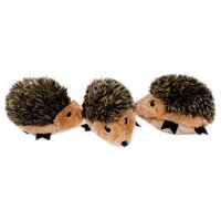 Zippy Paws Miniz Hedgehog Plush Dog Toy 3 Pack 5 x 3.5cm image