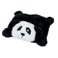 Zippy Paws Squeakie Pad Panda No Stuffing Plush Dog Toy 17 x 15cm image
