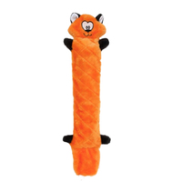 Zippy Paws Jigglerz Fox Plush Dog Squeaker Toy 53 x 12.5cm image