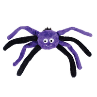 Zippy Paws Halloween Spiderz Interactive Dog Squeaker Toy Purple Small image