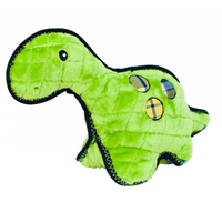 Zippy Paws Z-Stitch Grunterz Donny The Dinosaur Plush Dog Toy 35 x 25cm image