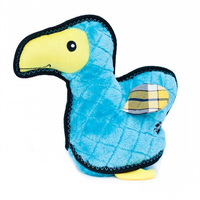 Zippy Paws Z-Stitch Grunterz Dodo The Dodo Bird Plush Dog Toy 30 x 17.5cm image