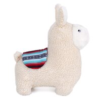 Zippy Paws Liam The Llama Plush Dog Squeaker Toy 22.8 x 25.5cm image
