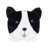 Zippy Paws Squeakie Buns Border Collie Interactive Plush Pet Dog Squeaker Toy image