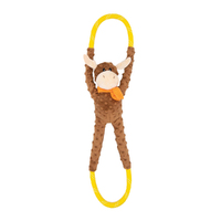 Zippy Paws RopeTugz Moose Interactive Play Durable Pet Dog Toy image