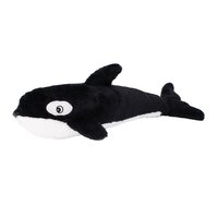 Zippy Paws Jigglerz Killer Whale Plush Dog Squeaker Toy image