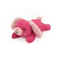 Zippy Paws Snooziez with Shhhqueaker Bunny Pet Dog Squeaker Toy image