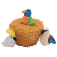 Zippy Paws Zippy Burrow Australian Birds Nest Interactive Pet Dog Squeaker Toy image