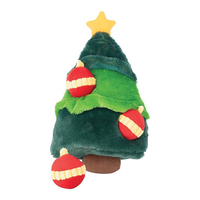 Zippy Paws Holiday Burrow Christmas Tree Dog Squeaker Toy 38 x 20cm image