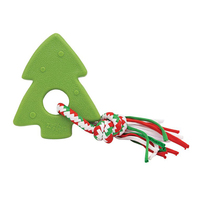 Zippy Paws Holiday Teether Christmas Tree Dog Chew Toy 15 x 12.5cm image