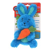 Guru Loveys Rabbit Plush Pet Dog Squeaker Toy Medium 9 x 17 x 26cm image