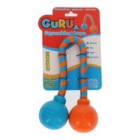 Guru Squeaking Rope Interactive Play Dog Squeaker Toy Medium 20.9 x 13.8 x 7cm image