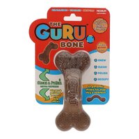 Guru Bone Bacon Dental Chew Dog Toy Bacon Scented Medium 24 x 6 x 5cm image