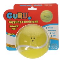 Guru Giggling Tennis Ball Indoor & Outdoor Dog Toy Large 11 x 11 x 11cm image