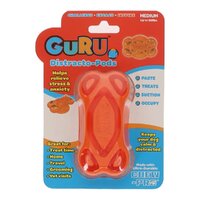Guru Distracto-Pod Bone Treat Dispenser Dog Toy Medium 10.5 x 6.5 x 3.5cm image