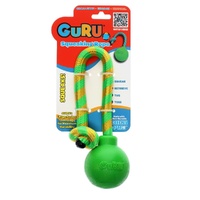 Guru Single Squeaking Rope Interactive Play Dog Squeaker Toy Medium image