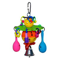 SuperBird Maraca Blast Bird Toy for Medium Birds 16.5 x 10cm image