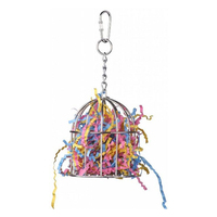 SuperBird Mini Stainless Steel Treat Bird Cage 15 x 8cm image