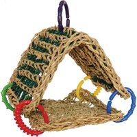 SuperBird Seagrass Tent Bird Toy for Small to Medium Birds 20.4 x 20.4cm image