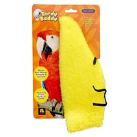 Multipet Birdy Buddy Cuddly Nooks for Caged Birds Yellow Large 29cm image