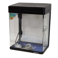 Boyu MS-320 Series Aquarium Great for Desktop Aquarium Black 20L image