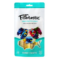 Fishtastic Gummy Twists Hand Crafted Natural Pet Dog Treats 100g image